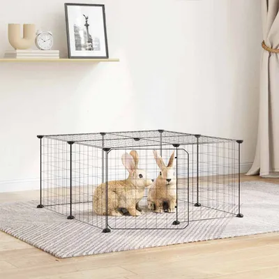 vidaXL cage pour animaux de compagnie Acier vidaXL cage pour animaux de compagnie Acier