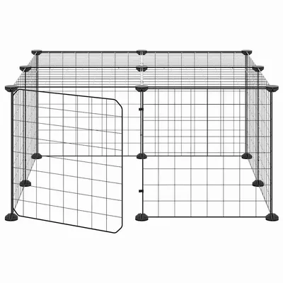 vidaXL cage pour animaux de compagnie Acier