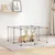 vidaXL cage pour animaux de compagnie Acier vidaXL cage pour animaux de compagnie Acier