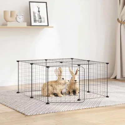 vidaXL cage pour animaux de compagnie Acier vidaXL cage pour animaux de compagnie Acier