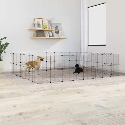 vidaXL cage pour animaux de compagnie Acier