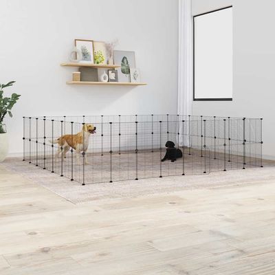 vidaXL cage pour animaux de compagnie Acier