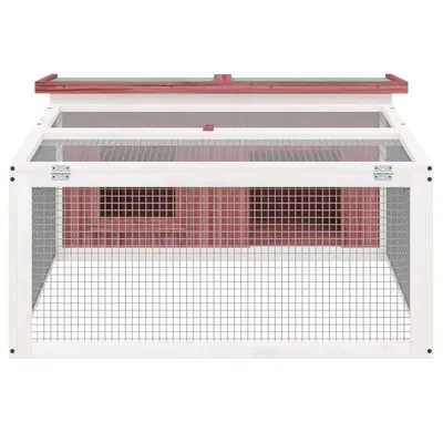 vidaXL clapier Bois de pin