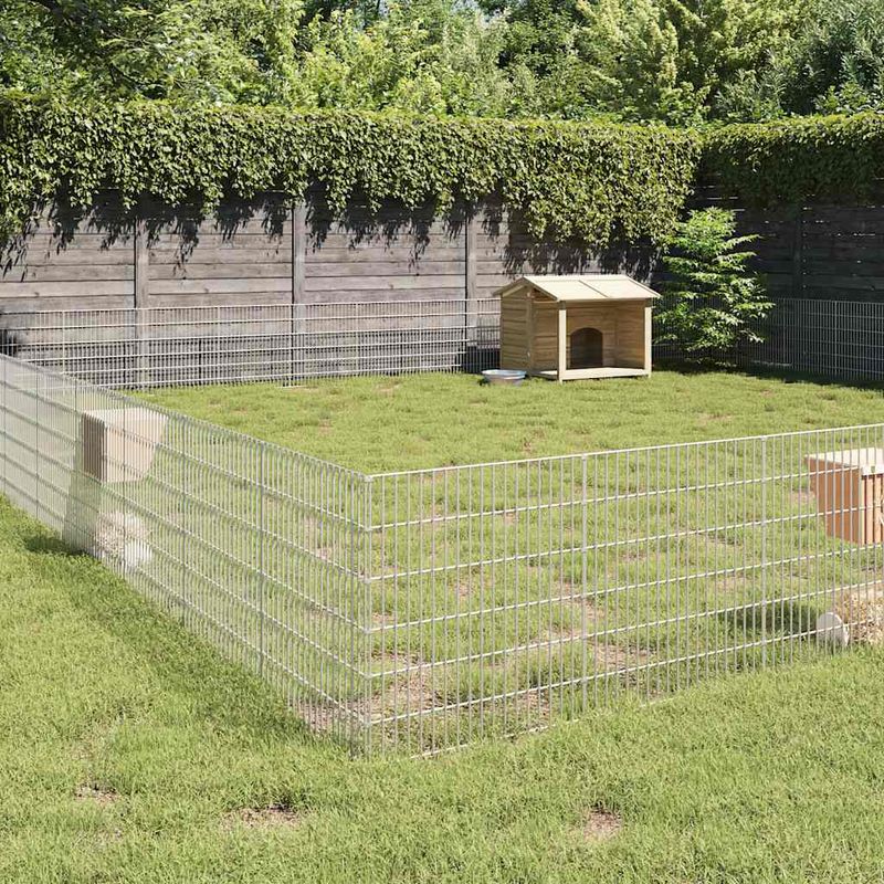 vidaXL enclos pour animaux Fer