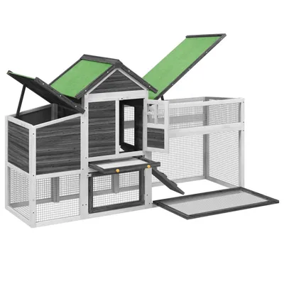 vidaXL poulailler Bois de pin