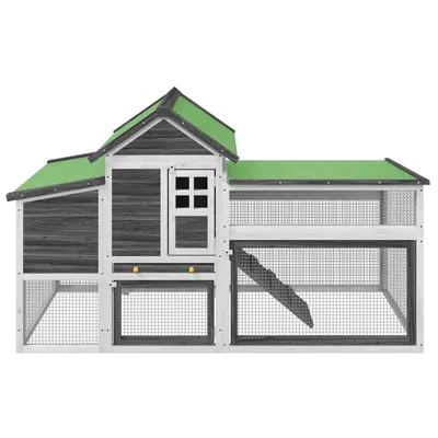 vidaXL poulailler Bois de pin