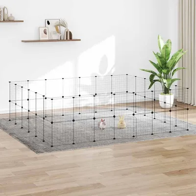 vidaXL cage pour animaux de compagnie Acier