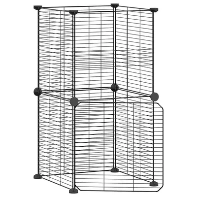 vidaXL cage pour animaux de compagnie Acier