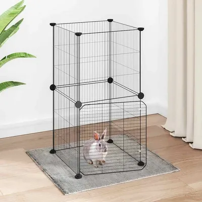 vidaXL cage pour animaux de compagnie Acier vidaXL cage pour animaux de compagnie Acier