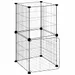 vidaXL cage pour animaux de compagnie Acier