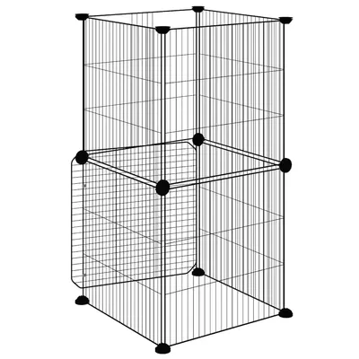 vidaXL cage pour animaux de compagnie Acier vidaXL cage pour animaux de compagnie Acier