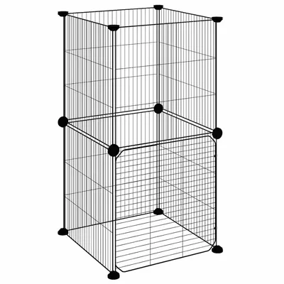vidaXL cage pour animaux de compagnie Acier