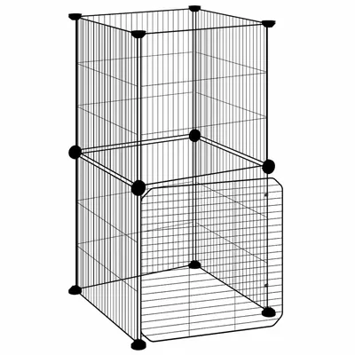 vidaXL cage pour animaux de compagnie Acier vidaXL cage pour animaux de compagnie Acier