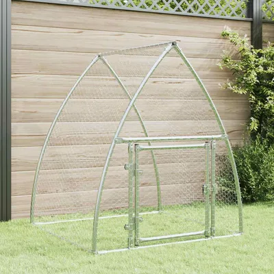 vidaXL cage à poules Acier