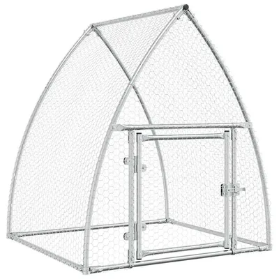 vidaXL cage à poules Acier