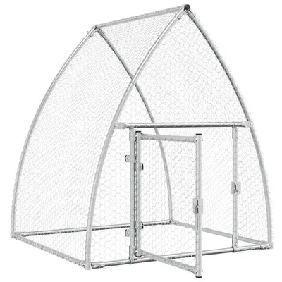 vidaXL cage à poules Acier