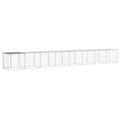 vidaXL cage à poules Acier