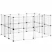 vidaXL cage pour animaux de compagnie Acier