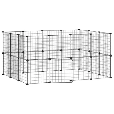 vidaXL cage pour animaux de compagnie Acier