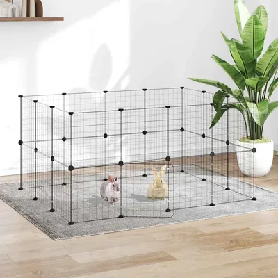 vidaXL cage pour animaux de compagnie Acier vidaXL cage pour animaux de compagnie Acier