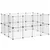 vidaXL cage pour animaux de compagnie Acier