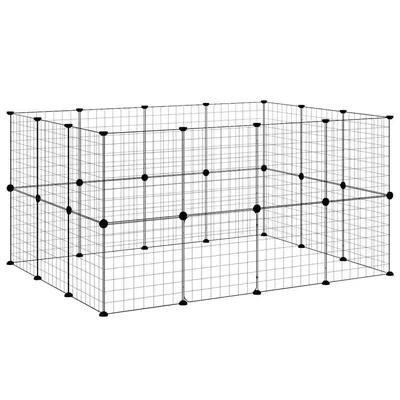 vidaXL cage pour animaux de compagnie Acier