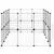 vidaXL cage pour animaux de compagnie Acier