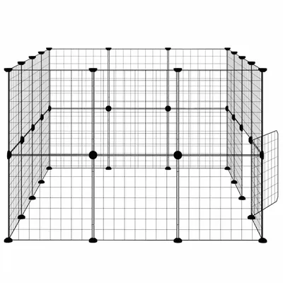 vidaXL cage pour animaux de compagnie Acier
