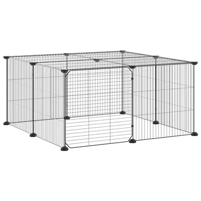 vidaXL cage pour animaux de compagnie Acier