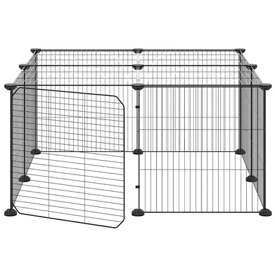 vidaXL cage pour animaux de compagnie Acier