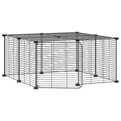 vidaXL cage pour animaux de compagnie Acier