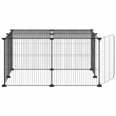 vidaXL cage pour animaux de compagnie Acier vidaXL cage pour animaux de compagnie Acier