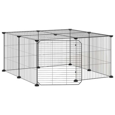 vidaXL cage pour animaux de compagnie Acier