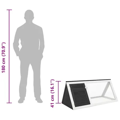 vidaXL cage pour animaux Bois