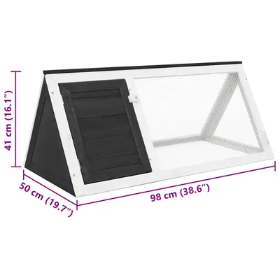 vidaXL cage pour animaux Bois