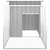 vidaXL cage pour lapins Acier