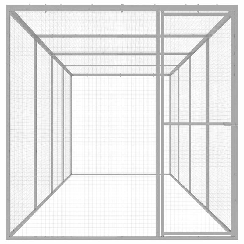 vidaXL cage pour chat Acier