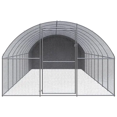 vidaXL poulailler Acier
