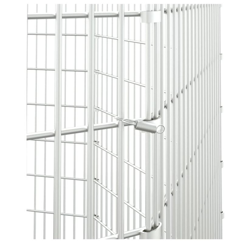vidaXL enclos pour animaux Fer