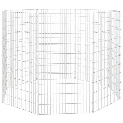 vidaXL enclos pour animaux Fer