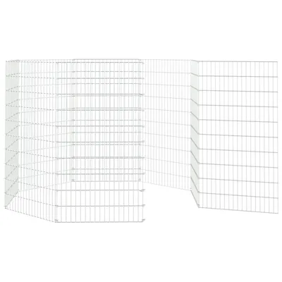 vidaXL enclos pour animaux Fer