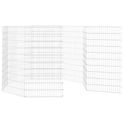 vidaXL enclos pour animaux Fer