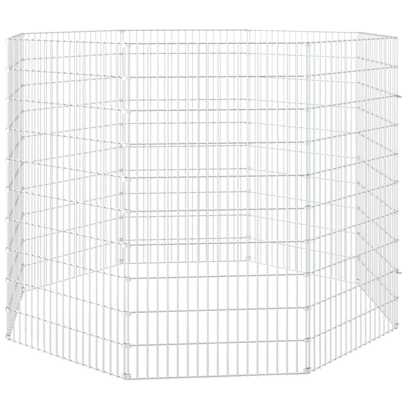 vidaXL enclos pour animaux Fer