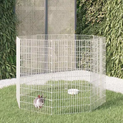 vidaXL enclos pour animaux Fer