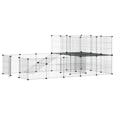 vidaXL cage pour animaux de compagnie Acier