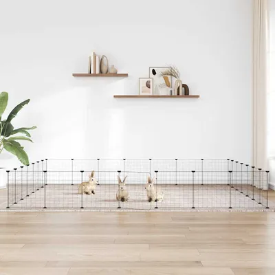 vidaXL cage pour animaux de compagnie Acier