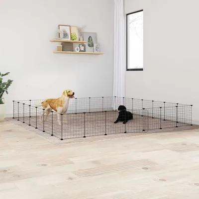 vidaXL cage pour animaux de compagnie Acier