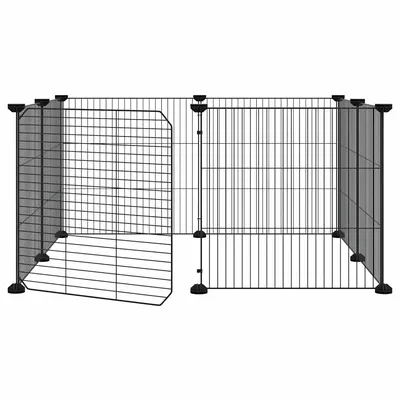 vidaXL cage pour animaux de compagnie Acier