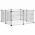 vidaXL cage pour animaux de compagnie Acier