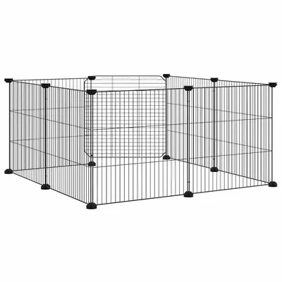 vidaXL cage pour animaux de compagnie Acier
